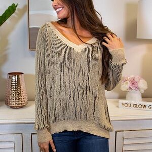 🆕🌿🤎ADELE B: Caramel Kisses Sweater MEDIUM